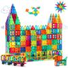 Gemmicc 100PCS Magnetic Tiles Building Blocks for Kids STEM Approved Educational Toys Magnetic Puzzle Building Blocks for Boys Girls Comes with 2 Cars
