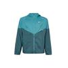 Logo Print Colorblock Long Sleeve Hooded Sun Protection Jacket Men Jacket Green CZ9071-379