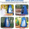 Pop Up Outdoor Camping Tent Shower Beach Tent Simple Bath Cover Changing Fitting Room Mobile Toilet Fishing Photography Tent