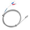 M8 Screw Thread Type K Thermocouple Temperature Sensor Wire 0400 Celsius  (2 M)
