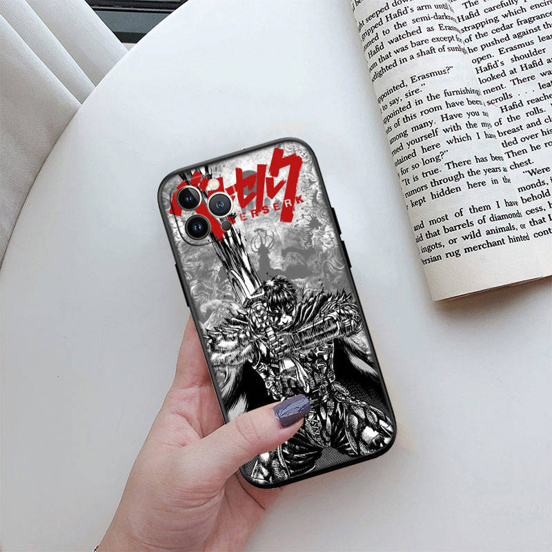 ED8 Berserk Guts Phone Case for Samsung Note 20 10 Plus Ultra Lite A51 A52 A53 A71 A72 A73 A82 M20 M30 M21 M31 M51 A11 A30S A20S A50S A70