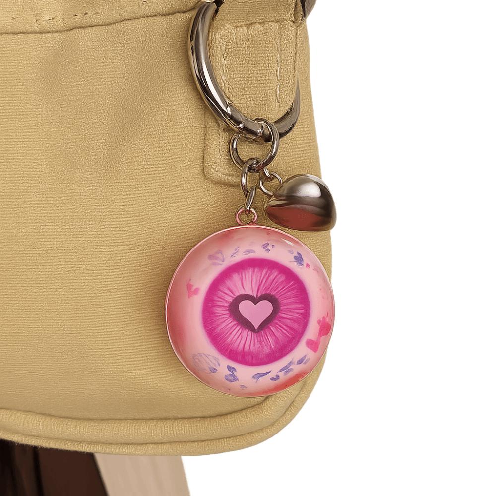 Resin Material Gothic Eye Keychain Goth Style Eye Keychain Halloween Eyes Keychain Purse Charms