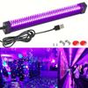 Black Light Bar LED Blacklight for Fluorescent Tapestry Poster Body Paint Glow Party UV Strip Lights for Cabinet and Display Magnetic