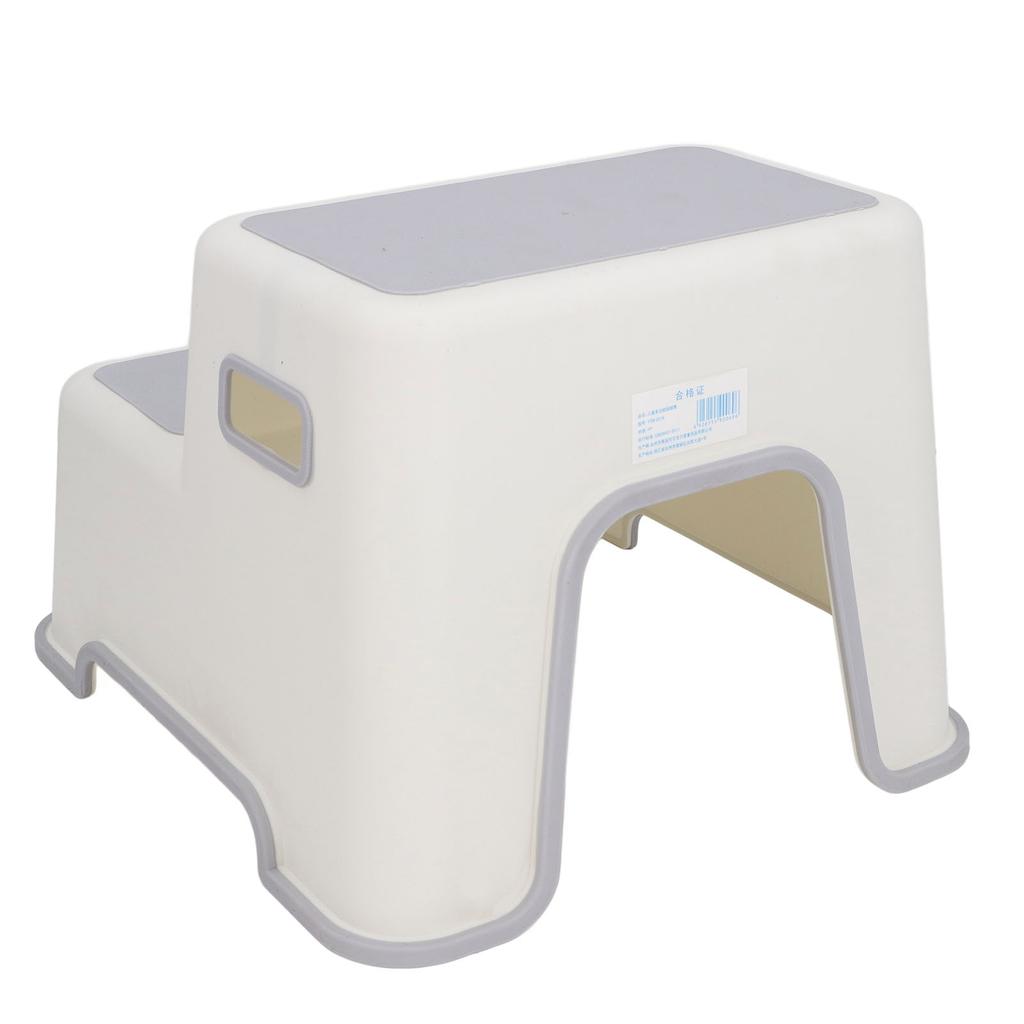 2 Step Stool for Kids Thicken Plastic Toddler Step Stool Non Slip Baby Stepping Stool Stable