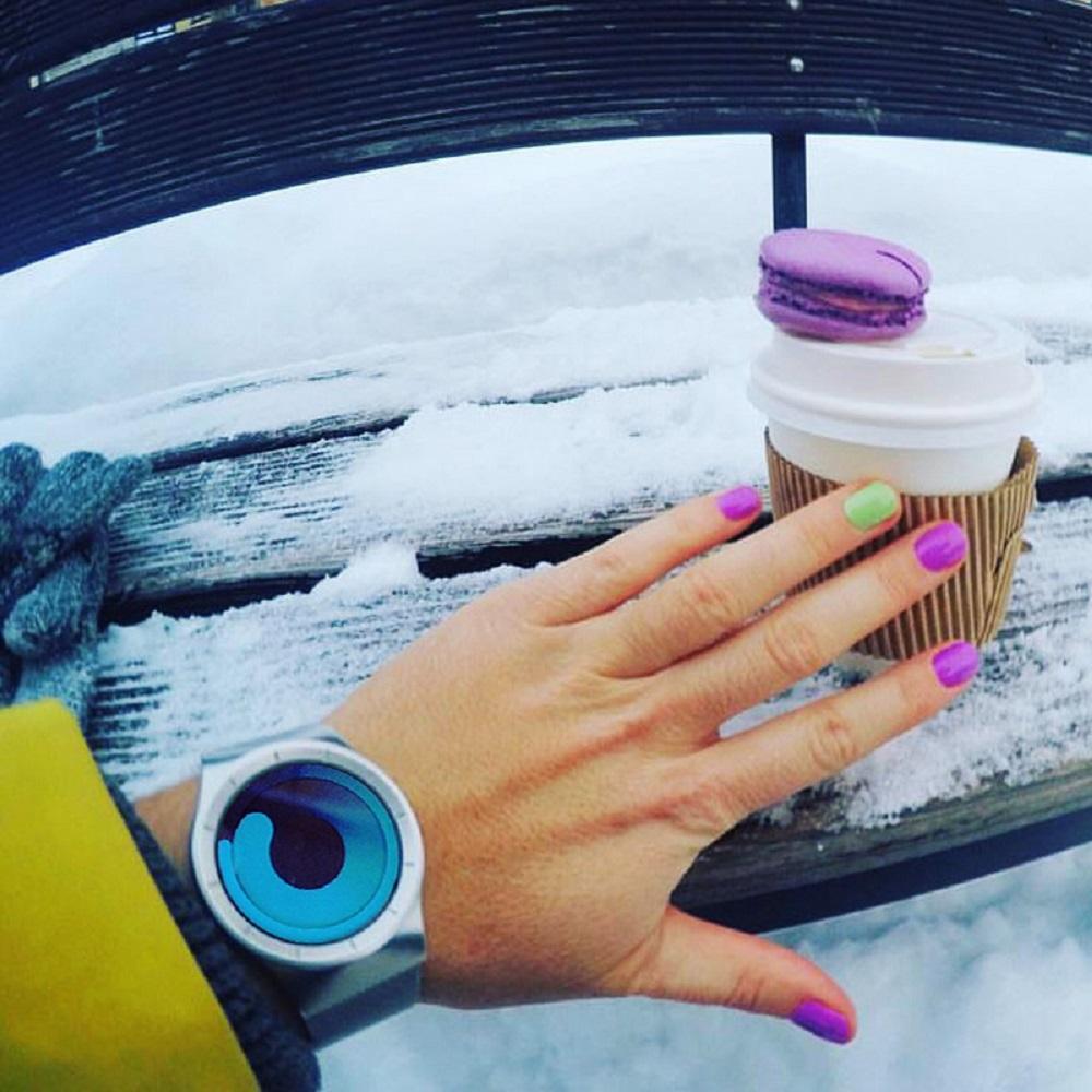 SINOBI Unique Vortex Concept Watch Men's High Quality 316L Stainless Steel Modern Trend Sport Man Quartz Wrist Watches