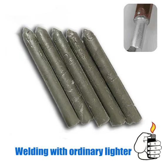 6/8/12/15/20Pcs Powder Cored Welding Aluminum Rod Low Temperature Easy Melt Aluminum Soldering Welding Rods Without Solder Weld Tools