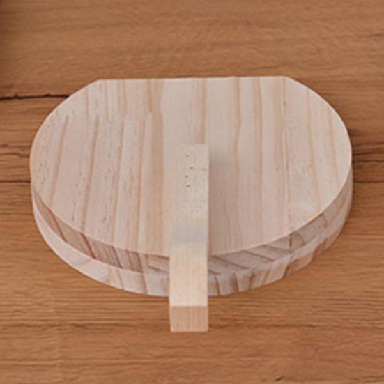 Dumpling Skin Maker Wooden Dumpling Press Handmade Tortilla Maker Dough Pressing Tool for Home Kitchen
