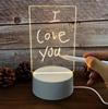 Led Drawing Tablet Night Light Writing Pen And Eraser 5x9 Cm Wired High Quality Reliable Packaging