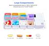 7-day Pill Box Medication Organizer with Smart Timing Reminder Box Weekly Pill Box Electronic Pill Store Weekly Pill Box