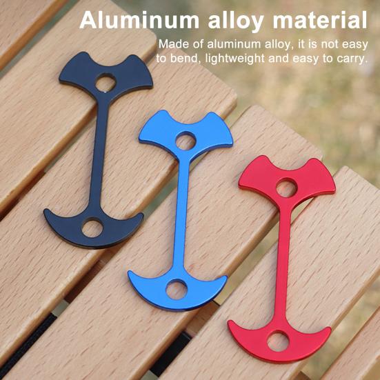Fishbone Desk Tent Stake Heavy Duty Aluminum Alloy Outdoor Garden Camping Tarp Canopy Awning Windproof Board Plank Board Floor Spike Tent Peg