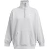 Rival Series 1/4 Zip Sports Casual Fashion Hoodie Women Hoodies Gray 1387223-011