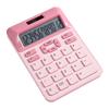 Mechanical Calculator 12 Digit Large Solar Power Calculator LCD Display Big Button Cute Candy Colored Calculator for Office