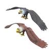 1 Piece Outdoor Eagle Figurine Hanging Bird Deterrent Plastic Eagle Ornament Vivid Flying Bird Hawk Decoy Garden Scarecrow