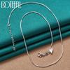 Snake Chain Necklace 925 Sterling Silver Gift Charm Jewelry