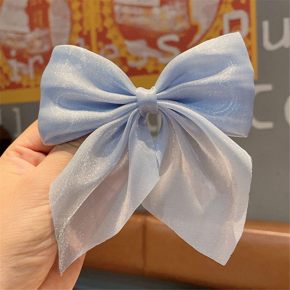 Hair Accessories Ponytail Clip HairBands Barrettes Satin Hair Ties Bow Hairpin Bowknot Hairclips