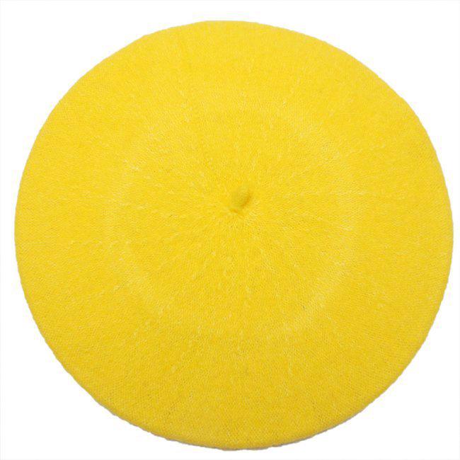 Fashion Warm Wool Blend Winter Women Girl Beret French Artist Beanie Hat Solid Color Casual Ski Cap