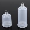 2PCS / Set Plastic Spray Paint Gun Airbrush Cup Pot Fastmover Threaded Connector Part