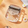 Diumy Kalimba Thumb Piano Kalimba 21 Keys Transparent Crystal Kalimba Musical Instrument Gift Cute Popular For Beginners Perfect As a 10 1 Gift,