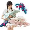 30/50/70/90cm Flying Dragon Cartoon Plush Toy With Wings Blue Green White Pink Long Dragon Plush Toy Pillow Gift For Boys Girls