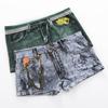 Men Boxer Underwear Mid-rise Imitation 3D Print Jeans Print Shorts Briefs