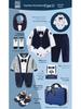 Royal Blue Baby Boy Gentleman Suit Gift Set for Autumn/Winter - Perfect for First Birthday, Full Moon, or Hundred Days Celebration