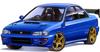 Fujimi Model Inch Up Series Subaru Impreza Sti Version VI 1/24 No.327 (with GT/W Wing) ID-327