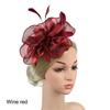 Hat Royal Ascot Race Wedding Fascinator Hats Headwear Cocktail Tea Party Feather Flower Headband