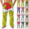 Men's Allover Printed Home Pants Sleeping Pajama Pants Long Pants Pajama Pants