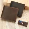 Short Leather Wallet with Multiple Slots, Coin Purse, Card Case, High-end Bag, Leather Wallet, Men's Style