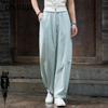 Spring and Summer Cotton Linen Women's Plus Size Literary Loose Pants Lantern Pant