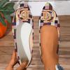 Women Fashion Luxury Decor Flats Loafers Driving Boat Slip-on Shoes Sexy Elegant Geometric Mixed Colors Flat Casual Office Shoes