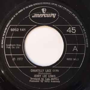 7inch Record JERRY LEE LEWIS - Think About It Darlin' / Chantilly  6052141 Mercury 1972 UK Rock Used