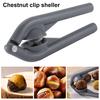 1/2Pcs Chestnut Clip Portable Chestnut Cutter Tool for Walnuts Almonds Pecans Stainless Steel Nut Sheller with Non-Slip Handle Durable Kitchen Gadget