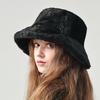 Autumn Winter Hat Women Imitation Rabbit Hair Water Bucket Hat Sweet Cute Plush Korean Hat Warm Thick Bowl Hat