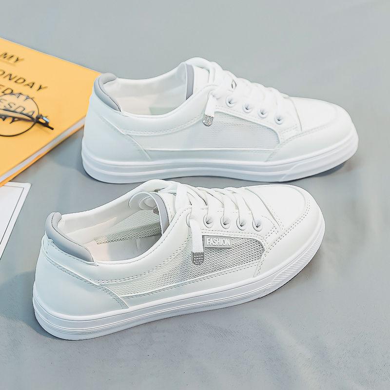 Fashion Woman Footwear Lace Up Athletic Mesh Breathable Flat Sneakers Sports Shoes for Women Sale Y2k Fashion Cotton 39 Walking Luxury A