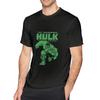 Short Sleeve Tops Incredible Hulk Graphic T-Shirt Crew Neck Cotton T-Shirt For Men Streetwear Hale Spring Summer