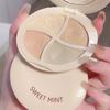 4-Color Hydrating Concealer Cream Flawless Camouflage & Radiant Glow for Dark Circles, Full Coverage Easy Contouring All-in-One Foundation