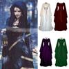 Halloween Renaissance Witch Dress for Women Gothic Victorian Dress Long Bell Sleeve Medieval Costume for Halloween Cosplay Party