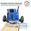 Corded Plunge Router 1200W Electric Hand Planer with Parallel Guide Holder 25000RPM Wood Router for