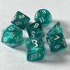 New 7pcs/lot Double Color Polyhedral Dice Set D4 D6 D8 D10 D12 D20 Digital Dice for Table Games Entertainment Playing Board Game