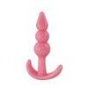 Silicone Anal Dildo No Vibrator Male Prostate Massager Anal Beads Plug G Spot Butt Plug Masturbation Anal Sex Toys for Couple