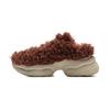 Li Ning Fabric Bubble Gum Fashion Versatile Fleece Non-Slip Wear-Resistant Low-Top Casual Shoes Women Casual Shoes Chestnut-Brown AGCU552-2
