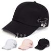 Fashion Iron Ring Decoration Baseball Cap Unisex Men's Hip Hop Caps Lovely Lady Sunscreen Hat Outdoor Casual Hats Trucker Hat
