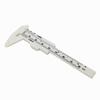 Funny Vernier Caliper, 80mm, Plastic, Affordable, Cute, Stylish, Hobby Caliper (Pure White)
