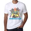 Men’s Vintage Tee Shirt Graphic T Shirt Summer Triangle Montego Bay White