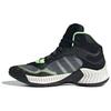 Pro Ventilate Mid Comfortable Trendy Shock Absorption Non-Slip Basketball Shoes Unisex Sneakers Black White Green JH8079