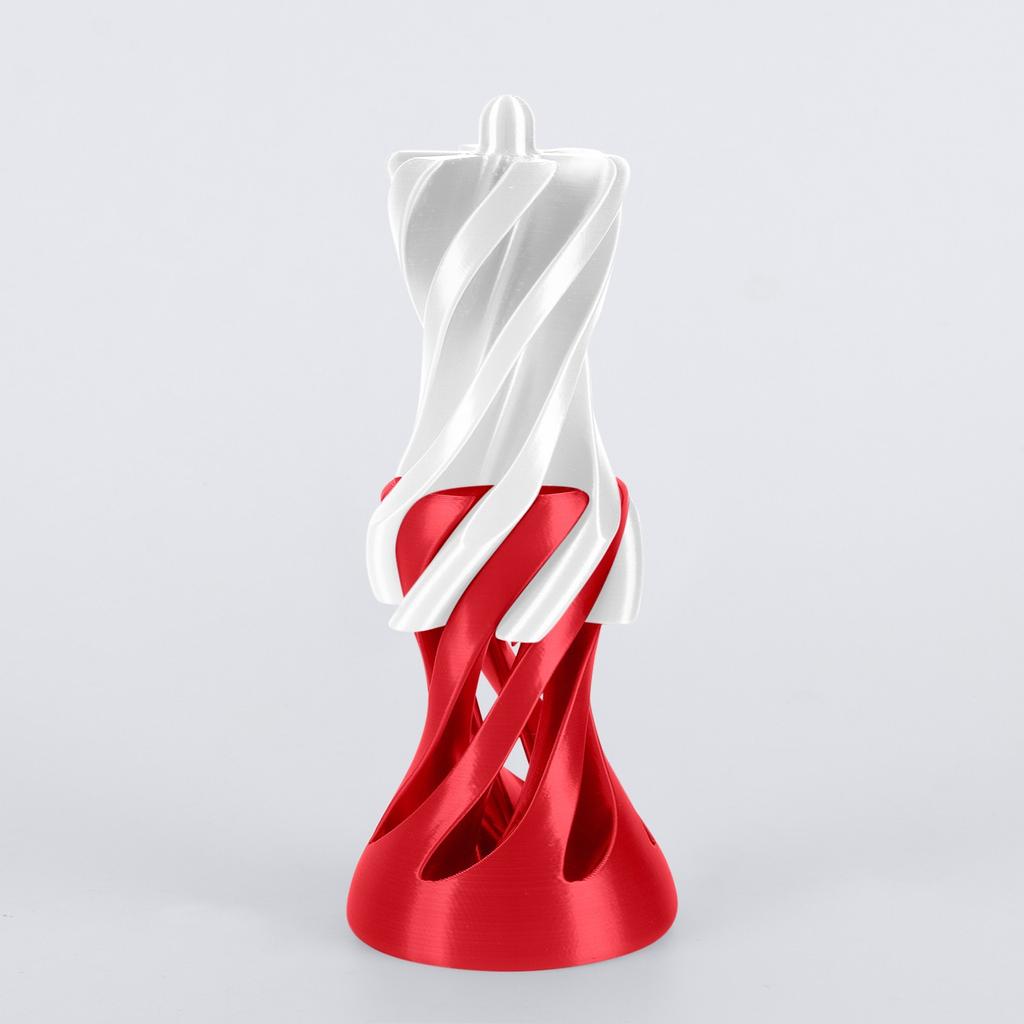 3d Printed Decompression Toy Spinning Spiral Penetrating Sculpture For Stress And Anxiety Relief