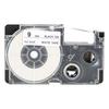 9mm Tape Cartridge for Casio Label Maker Printer KL-60120170780820 CW L300(Black On White )