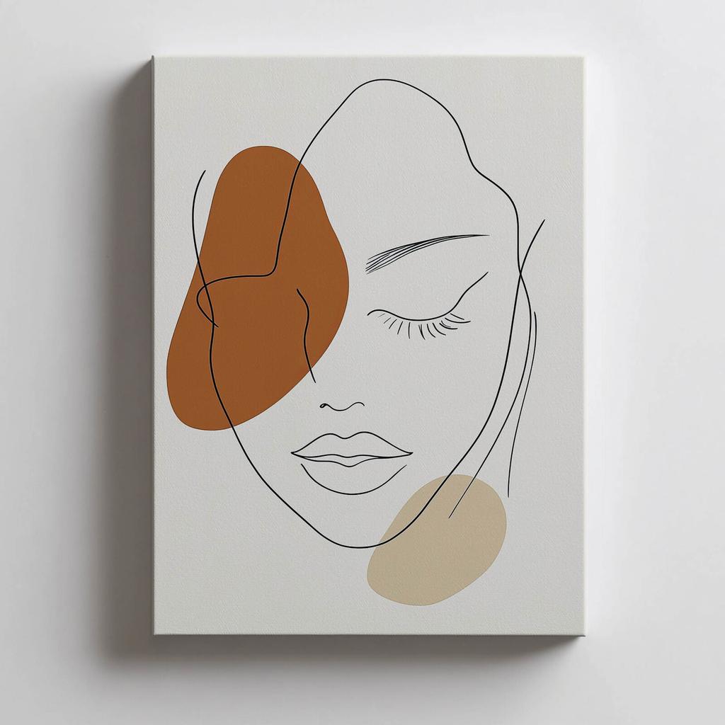 Spokojna Kobiecość W Linii Spokojna Kobiecość W Linii, 40X50 Cm, Bez Ramy, Papier Matowy 230 Gsm