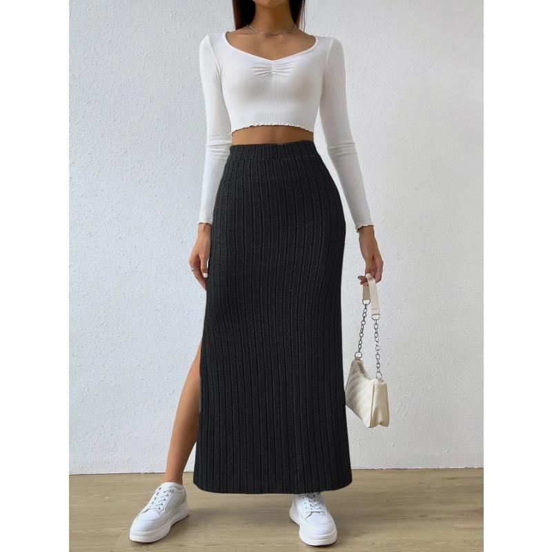 Women's Solid Color Print Casual Summer Spring Skirts